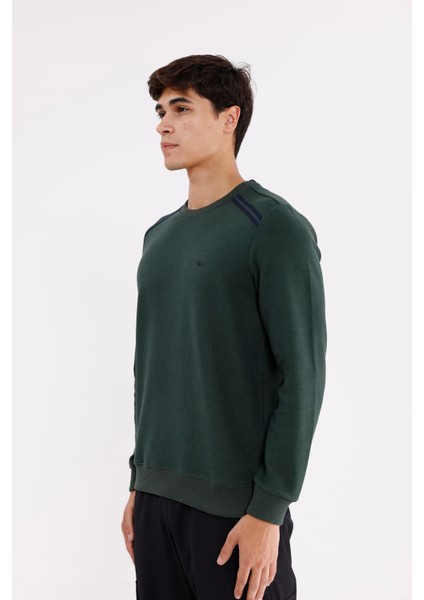 Selanik Kumaş Yapılı Esnek Manşetli Konforlu Rahat Kesim Sweatshirt fiyatları