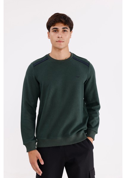 Selanik Kumaş Yapılı Esnek Manşetli Konforlu Rahat Kesim Sweatshirt indirimleri