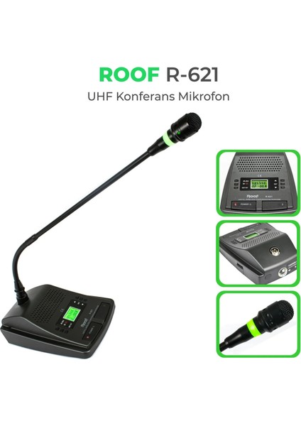 R-621 Kablosuz Kürsü Mikrofonu