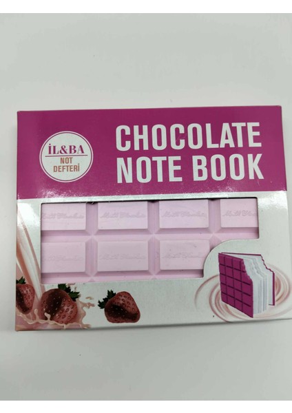 çikolata defter - pembe