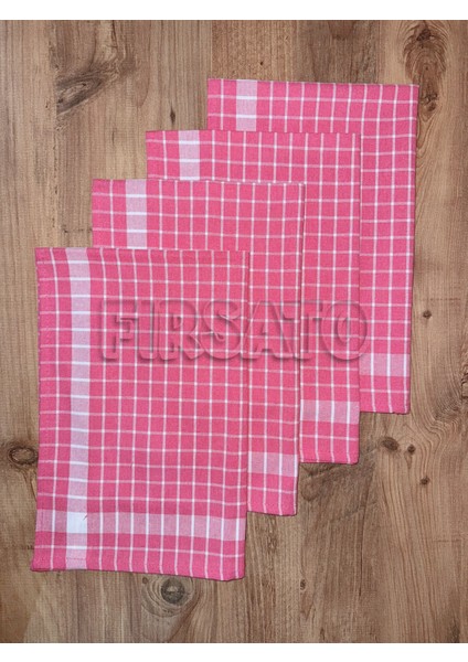 Grida Kareli 4'lü Mutfak Havlusu | Kurulama Bezi Oeko-Tex Sertifikalı