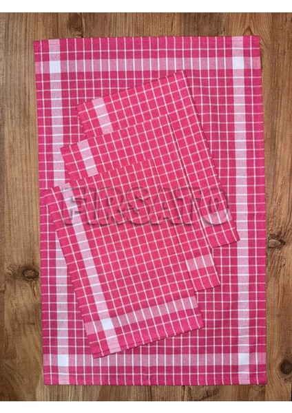 Grida Kareli 4'lü Mutfak Havlusu | Kurulama Bezi Oeko-Tex Sertifikalı fırsatları