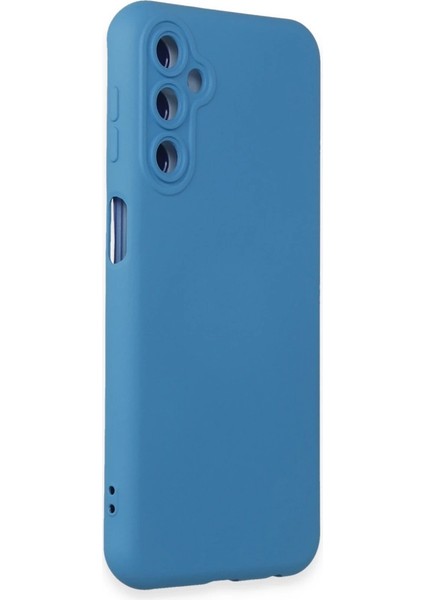 Buğz Samsung Galaxy M14 5g Kılıf Nano Içi Kadife Silikon - Mavi fiyatları