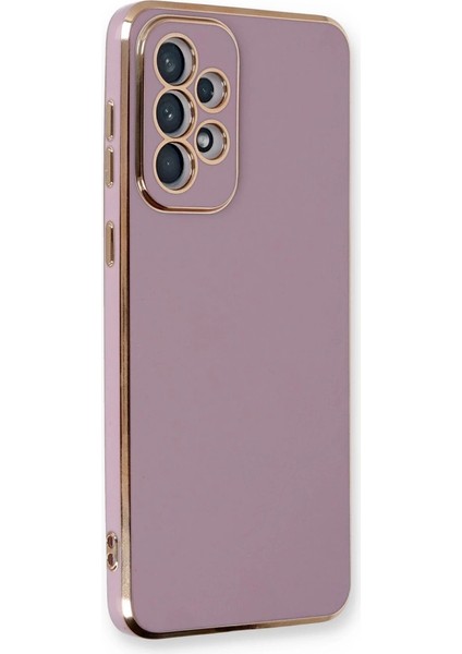Buğz Samsung Galaxy A33 5g Kılıf Volet Silikon - Mor