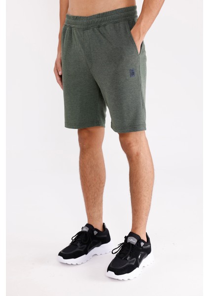 Merserize Dokulu Bel Lastikli Yan Cepli Arka Tek Cepli Diz Hizasına Yakın Rahat Kalıp Spor Şort fiyatları