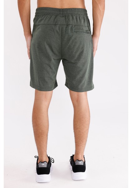 Merserize Dokulu Bel Lastikli Yan Cepli Arka Tek Cepli Diz Hizasına Yakın Rahat Kalıp Spor Şort modelleri