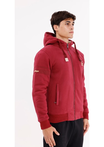 Kürk Astarlı Kapüşonlu Tam Fermuarlı Çift Cepli Logolu Ribana Detaylı Sıcak Tutucu Kışlık Mont fırsatları