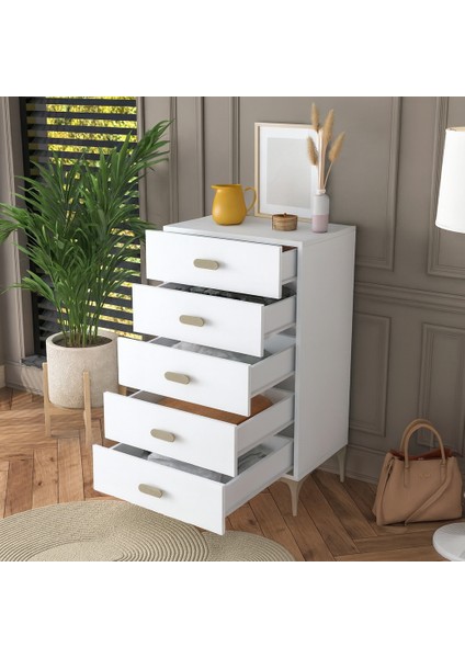 Estetik ve Fonksiyonel Şifonyer, 1. Sınıf Mdf Malzeme, Şık Çekmeceli Dolap fırsatları