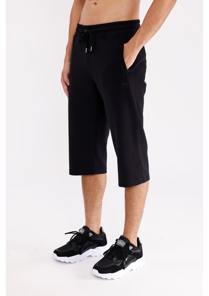 Yumuşak Modal Karışımlı Bağcıklı Elastik Bel Yan Cepli Arka Cepli Diz Altı Kesim Rahat Kalıp Spor Kapri fiyatları