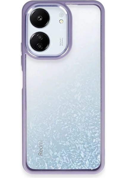 Buğz Newface Xiaomi Redmi 13C Kılıf Power Silikon - Lila