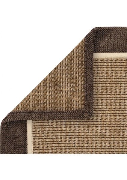 Madrid Art 03 Balkon Halısı Hasır Doku Mutfak Halısı Çift Bordürlü Ithal Sisal Halı Yolluk fırsatları