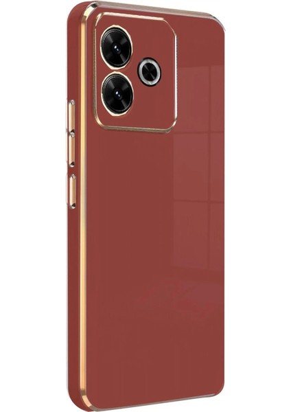 Buğz Newface Xiaomi Redmi 13 4g Kılıf Volet Silikon - Kırmızı