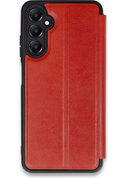Buğz Newface Samsung Galaxy A25 5g Kılıf Flip Cover - Kırmızı