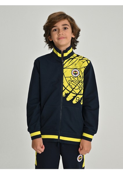 Çocuk Trıbun Fırça Logolu Sweat