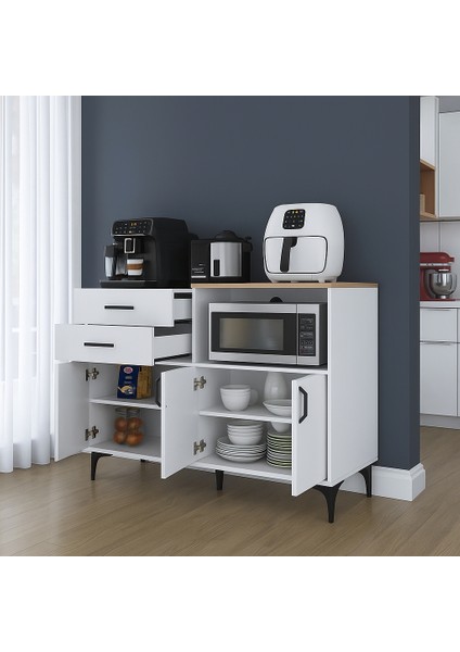 4 Kapaklı 2 Çekmeceli Mdf Dolap, Şık, Fonksiyonel ve Uzun Ömürlü Depolama Ünitesi modelleri