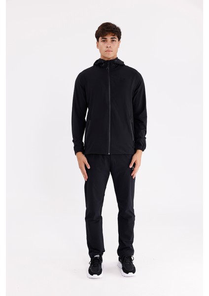 Boncuk Işleme Detaylı Rahat Kalıp Şehir Stili Kapüşonlu Sweatshirt