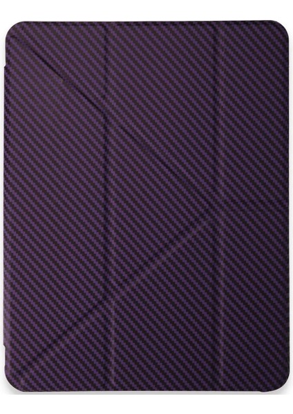 Buğz Ipad Pro 13 (2024) Kılıf Color Karbon Tablet Kılıfı - Derin Mor