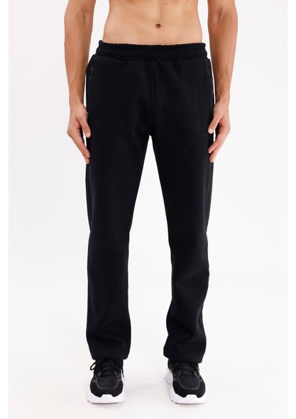 Yanları Fermuarlı Cepli Esnek Bel Lastikli Düz Paça Rahat Kalıp Eşofman Altı