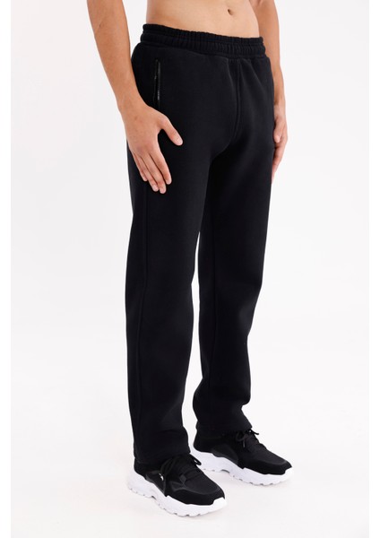 Yanları Fermuarlı Cepli Esnek Bel Lastikli Düz Paça Rahat Kalıp Eşofman Altı fırsatları