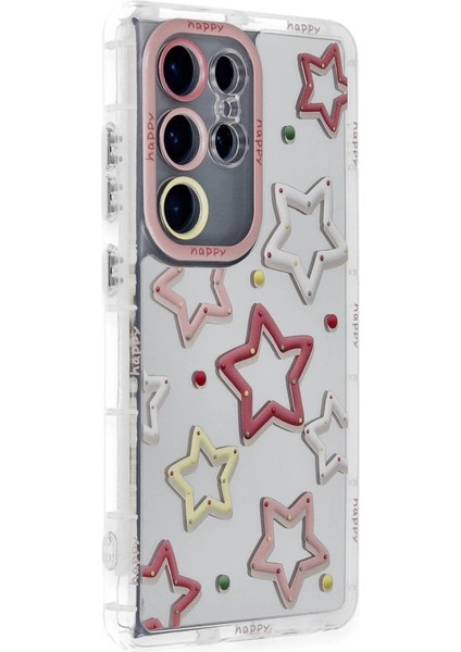 Buğz Newface Samsung Galaxy S24 Ultra Kılıf Reflexion Desenli Kapak - Desen 3