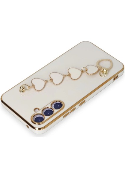 Buğz Samsung Galaxy A54 5g Kılıf Esila Silikon - Beyaz modelleri