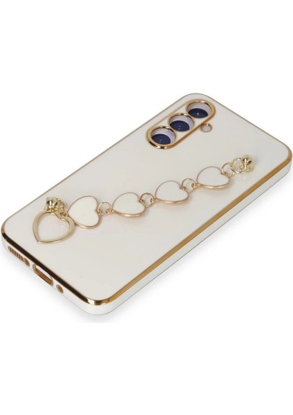 Buğz Samsung Galaxy A54 5g Kılıf Esila Silikon - Beyaz fırsatları