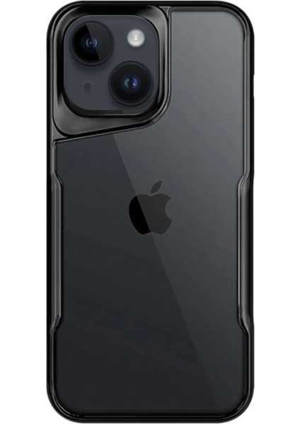 Buğz Newface Iphone 15 Kılıf Boyi Silikon Kapak - Siyah