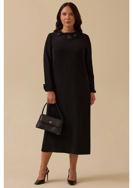 Kadın Büyük Beden Dikiş Desenli Tunik 4006 Siyah fiyatları