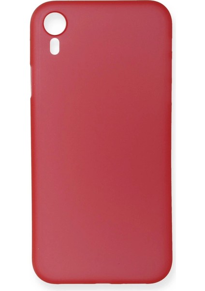 Buğz Iphone Xr Kılıf Pp Ultra Ince Kapak - Kırmızı