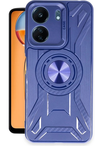 Buğz Newface Xiaomi Redmi 13C Kılıf Lincoln Silikon - Lacivert