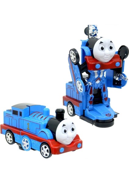 Robota Dönüşen Thomas Tren Train Sesli Işıklı Go Go Oyuncak