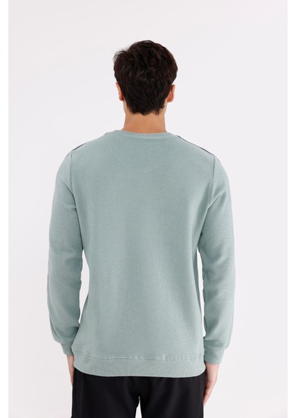 Selanik Doku Yumuşak Tutuşlu Rahat Kalıp Yuvarlak Yaka Esnek Manşetli Sweatshirt modelleri