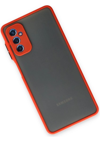 Buğz Samsung Galaxy M52 5g Kılıf Montreal Silikon Kapak - Kırmızı modelleri