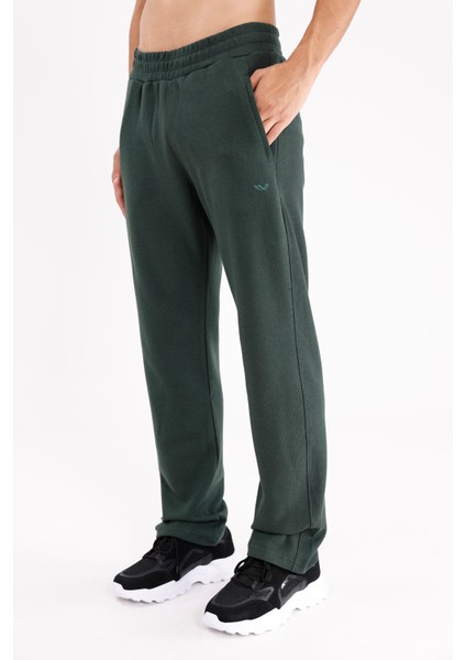 Selanik Dokulu Esnek Bel Kordonlu Rahat Kalıp Yan Cepli Paça Lastikli Eşofman Altı fiyatları