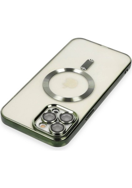 Buğz Iphone 12 Pro Max Kılıf Kross Magneticsafe Kapak - Koyu Yeşil fırsatları