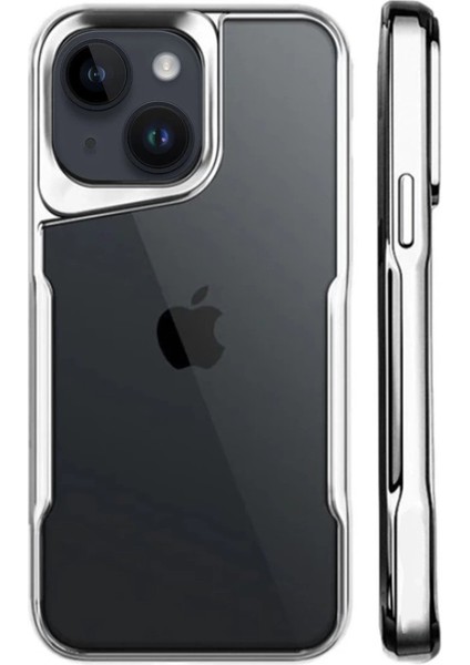 Buğz Newface Iphone 15 Kılıf Boyi Silikon Kapak - Gümüş fiyatları