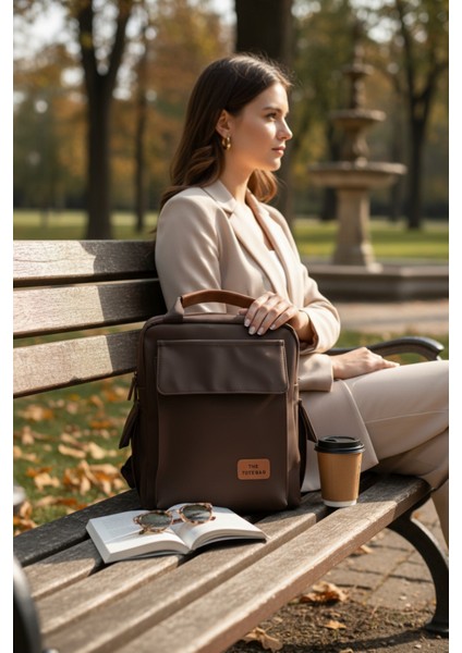 Kadın Kahverengi Çok Gözlü Hem Sırt Hem Çapraz Sırt Çantası fiyatları