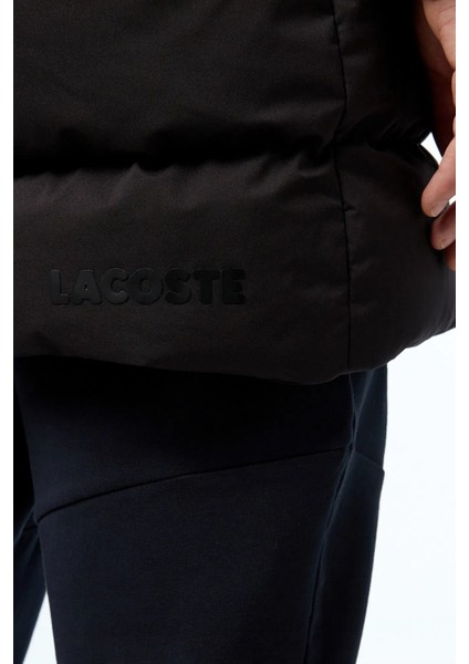 Down Fill Parka Uzun Boy Kaz Tüyü Dolgulu Çıkartılabilir Kapüşonlu Erkek Parka Siyah modelleri