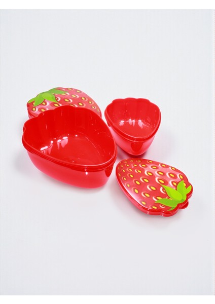 Saklama Kabı 2'li - Meyve Baskılı - 550+250 ml - Bpa Içermez fırsatları