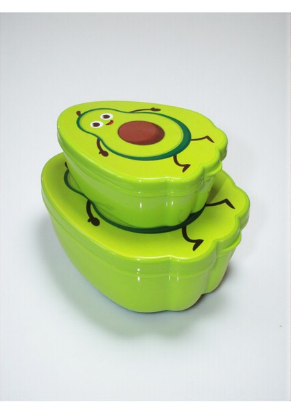 Saklama Kabı 2'li - Meyve Baskılı - 550+250 ml - Bpa Içermez fiyatları