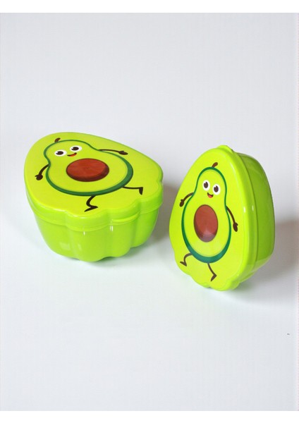 Saklama Kabı 2'li - Meyve Baskılı - 550+250 ml - Bpa Içermez fırsatları