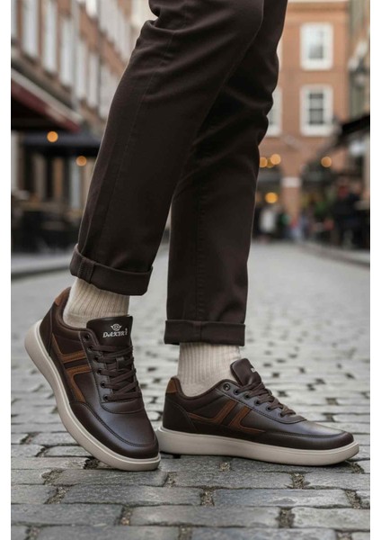 Kahve Bağcıklı Erkek Casual Ayakkabı 128 Cilt M modelleri