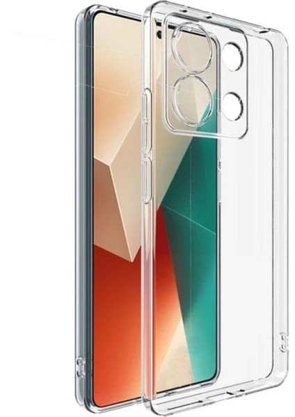 Buğz Newface Xiaomi Redmi Note 13 4g Kılıf Lüx Şeffaf Silikon