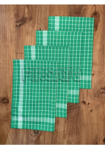 Grida Kareli 4'lü Mutfak Havlusu | Kurulama Bezi Oeko-Tex Sertifikalı