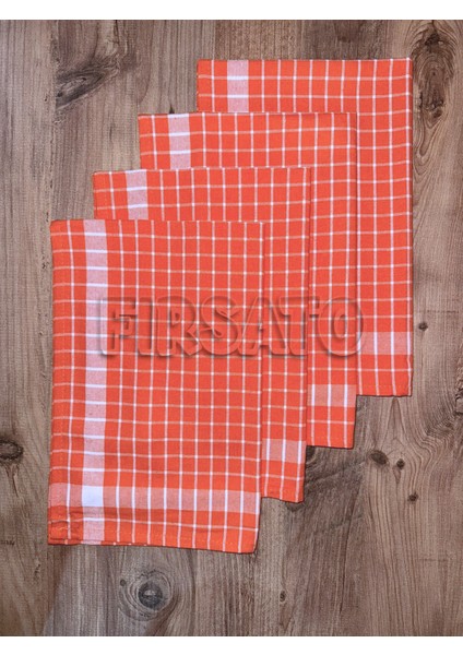 Grida Kareli 4'lü Mutfak Havlusu | Kurulama Bezi Oeko-Tex Sertifikalı