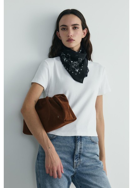 Taba Cove Büzgülü El Çantası