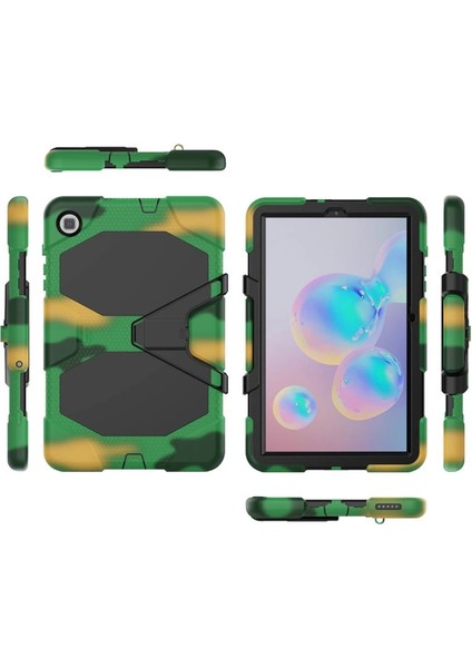Buğz Samsung Galaxy T500 Tab A7 10.4 Kılıf Griffin Tablet Kapak - Kamuflaj
