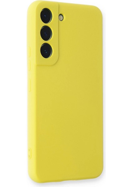 Buğz Samsung Galaxy S23 Plus Kılıf Nano Içi Kadife Silikon - Sarı fiyatları