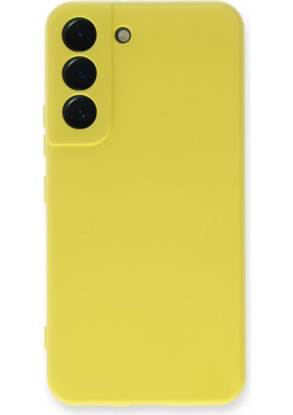 Buğz Samsung Galaxy S23 Plus Kılıf Nano Içi Kadife Silikon - Sarı modelleri