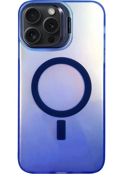 Buğz Newface Iphone 14 Pro Max Primera Magsafe Standlı Kapak - Lacivert